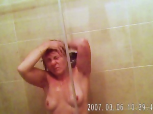 Spy My Mother In Law in shower!