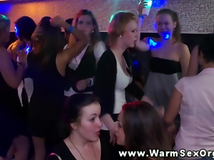 Hottest real amateur party with babes