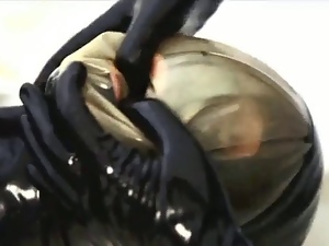 Girl in Breathplay Tied and Made to Orgasm