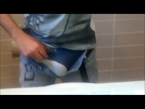 Underwear Bulge In The Toilet