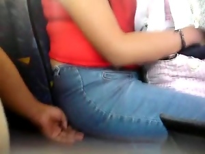 TOUCH BIG ASS IN THE BUS.