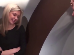 Hot Russian Blonde Anal in Toilet