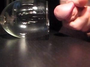 Firing a thick load into a wine glass