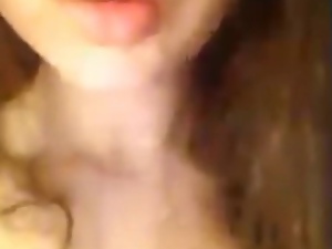 Syrian friend teasing me wid her lips
