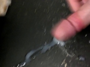Making my small cock cum