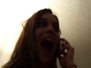 Fucking While Talking On The Phone
