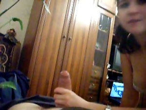 a naive 18 years old teen sucking my cock