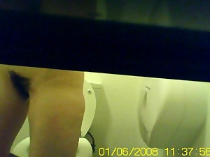 Cute milf hidden bathroom cam