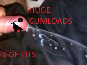 Hot jizz on ex gf tits (pic) Giant load trademark