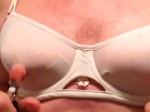 Artemus Man Tits Crossdresser Nipple Clamps