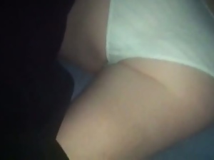 BBW Wife&#039;s Panty Covered Ass