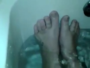 Foot fetish, Italian, Pov, Toes, Underwater