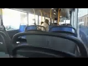 handjob, bowjob and sex at the public bus