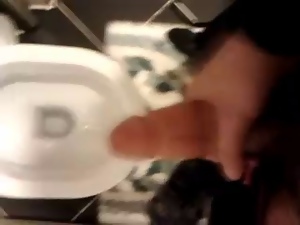 My Masturbate and Hard Cum in Toilet