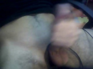 Hot guy with big cock cum at home