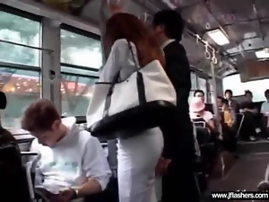 Asian Girl Expose Sexy Body In Public video-25