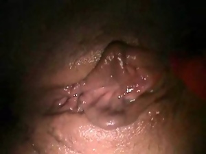 friend toying with wet pussy.